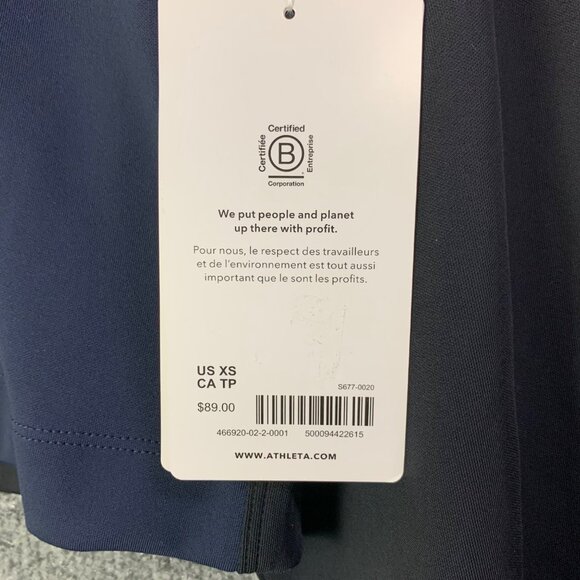 NWT Athleta Women’s XS Venice Colorblock Mock Neck Long Sleeve Sweatshirt Athlei - Picture 8 of 14